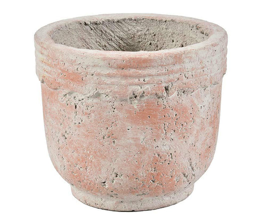 Cache pot en béton brut brique ROMA 1B moyen