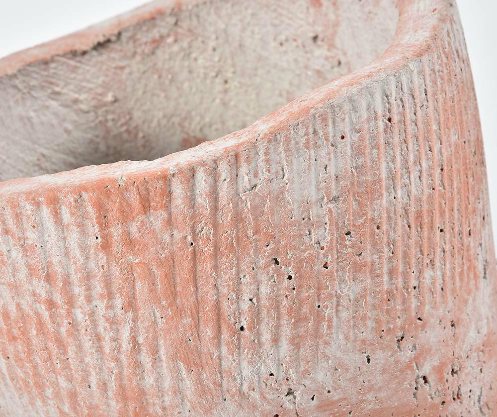 Cache pot en béton brut brique ROMA A grand