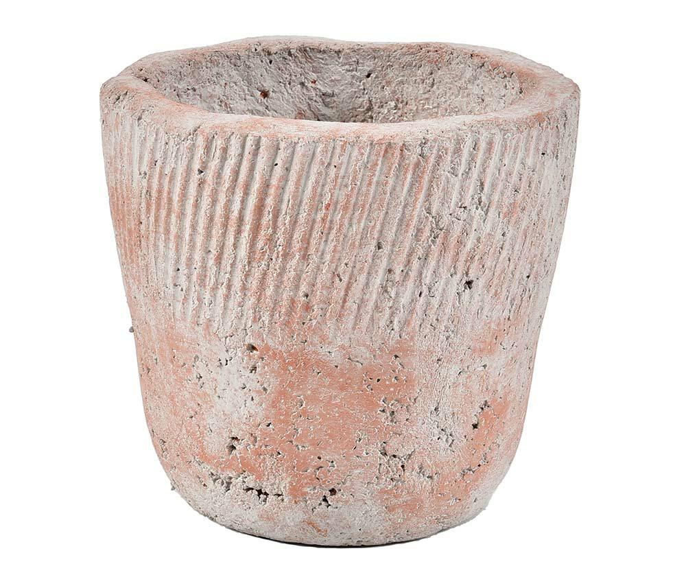 Cache pot en béton brut brique ROMA B moyen