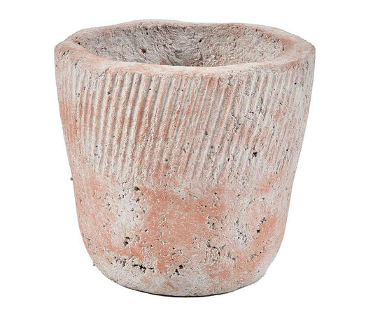 Cache pot en béton brut brique ROMA B moyen