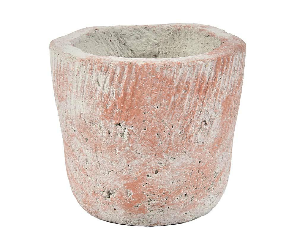 Cache pot en béton brut brique ROMA C petit