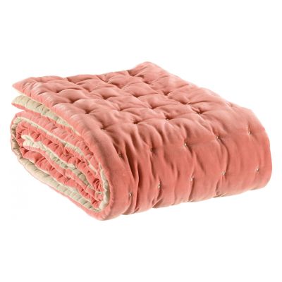 Chemin de lit uni Elise Pêche 90 x 240