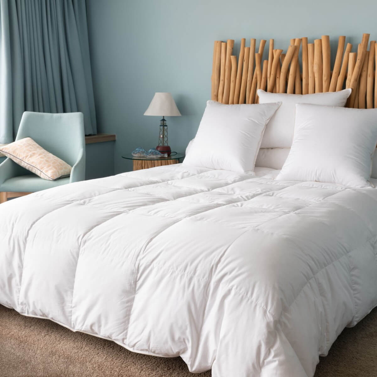 Couette ETE canard, Taille couette: 260x240 cm